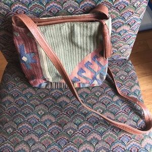 Vintage Southwest Leather Satchel